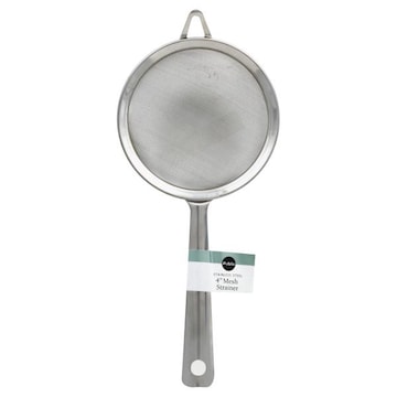 Publix Strainer, 4 Inch Mesh, Stainless Steel