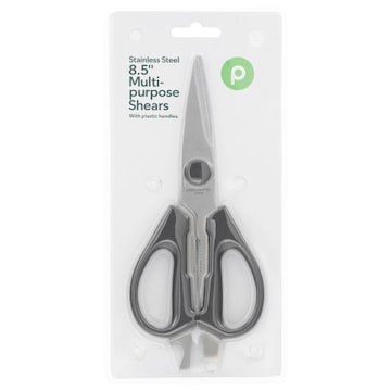 Publix Stainless Steel Multi-Purpose 8.5 Inch Shears with Plastic Handles
