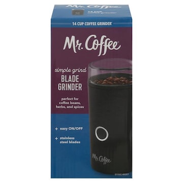 Mr. Coffee Blade Grinder, Simple Grind, 14 Cup