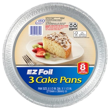 EZ Foil 8-1/2 in. x 1-1/2 in. Cake Pans