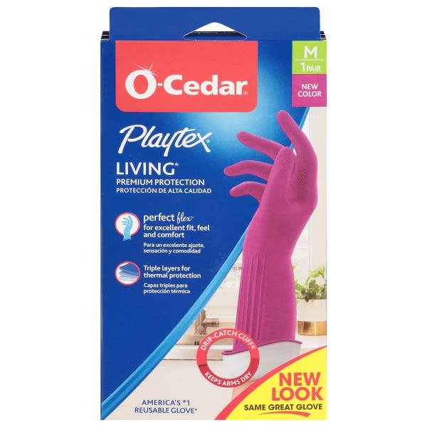 O-Cedar Playtex Gloves, Living, Medium | Publix Super Markets