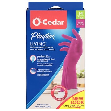 O-Cedar Playtex Gloves, Living, Medium