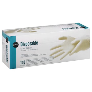 Publix Latex Gloves, Disposable