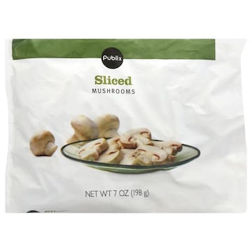 Publix Mushrooms, Sliced