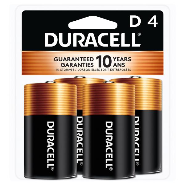 Duracell Coppertop D Alkaline Batteries, 4/Pack Publix Super Markets