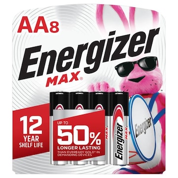 Energizer Max AA8 Batteries