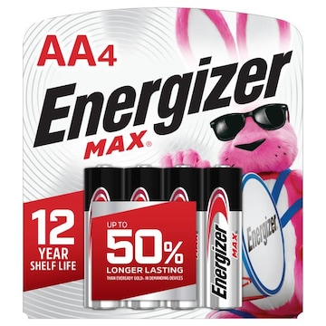 Energizer Max AA4 Batteries