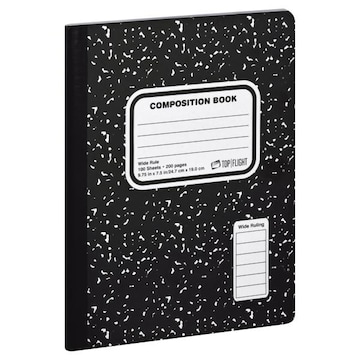 Top Flight Composition Book, Wide Rule
