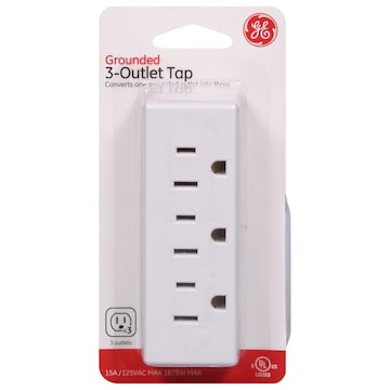 Ge 3-Outlet Tap, Grounded