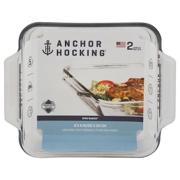 Anchor Hocking Oven Basics Cake Dish, 2 Quart/L