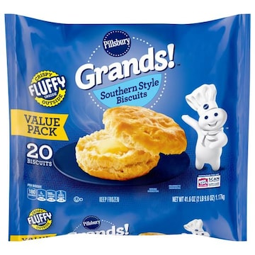Pillsbury Grands! Biscuits, Southern Style, Value Pack