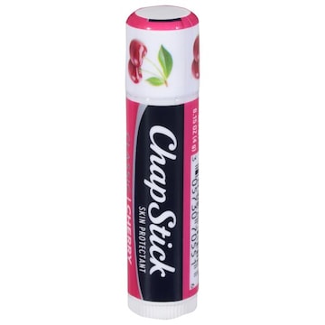 ChapStick Chapstick ChapStick Classic Cherry Flavor, 0.15 Ounce Flavored Lip Balm Tube, 8-Hour Moisture, Refill - 12 Sticks