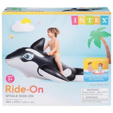 Intex Ride-On, Whale, Ages 3+ Years