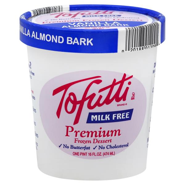 Tofutti Frozen Dessert, Premium, Vanilla Almond Bark Publix Super Markets