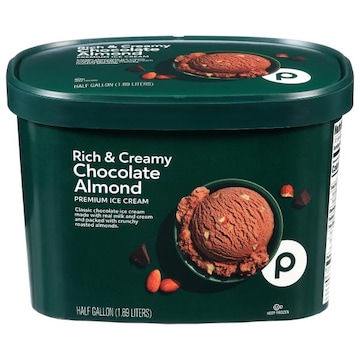 Publix Rich & Creamy Premium Chocolate Almond Ice Cream
