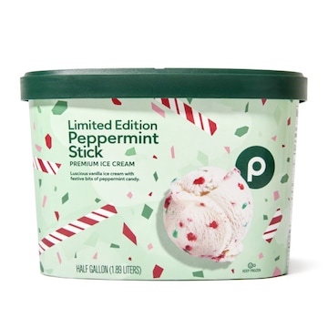 Publix Ice Cream, Premium, Peppermint Stick