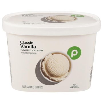 Publix Ice Cream, Vanilla, Classic