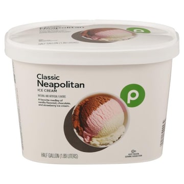 Publix Ice Cream, Neapolitan, Classic