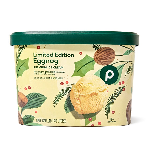 Publix Limited Edition Premium Ice Cream, Eggnog | Publix Super