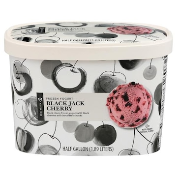 Publix Premium Frozen Yogurt, Black Jack Cherry