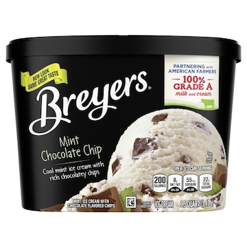 Breyers Ice Cream, Mint Chocolate Chip