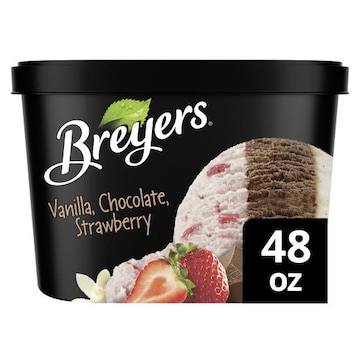 Breyers Original Original Ice Cream Vanilla Chocolate Strawberry