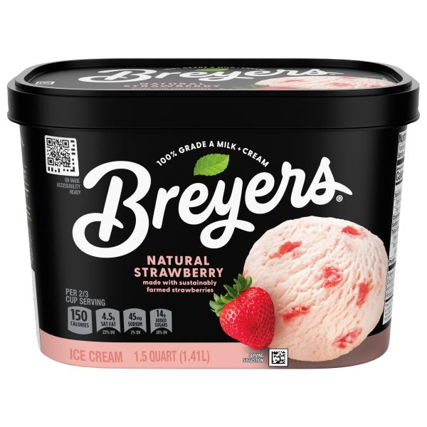 Breyers Natural Strawberry Ice Cream | Publix Super Markets