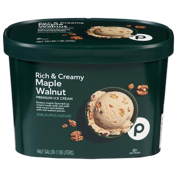 Publix Ice Cream, Maple Walnut, Classic
