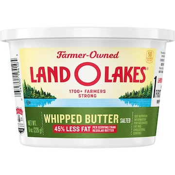 Land O Lakes Salted Whipped Butter, Spreadable