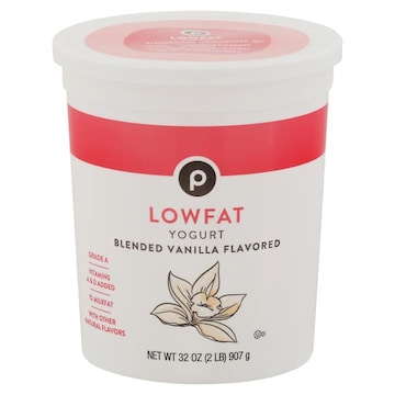Publix Yogurt, Lowfat, Blended Vanilla Flavored