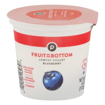 Publix Yogurt, Lowfat, Blueberry