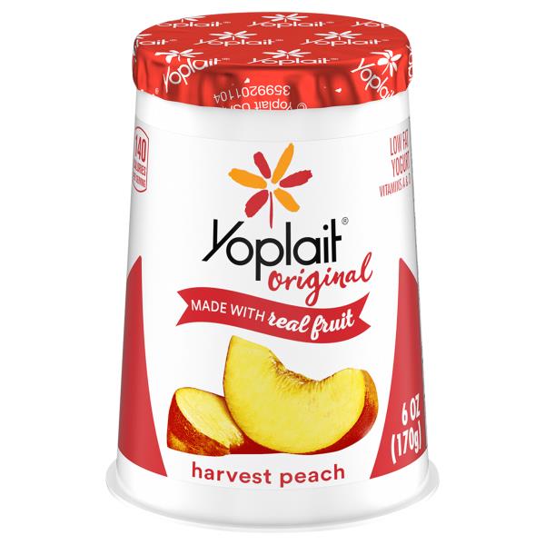 Yoplait Original Yogurt, Low Fat, Harvest Peach Publix Super Markets