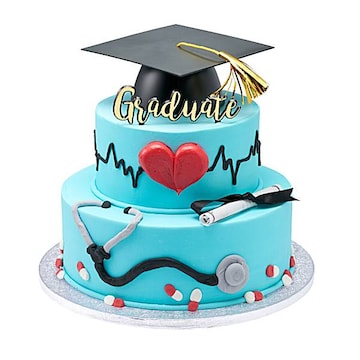 Healthcare Grad Signature Cake