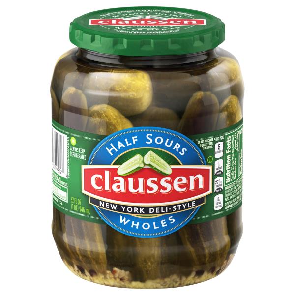 CLAUSSEN PICKLES, HALF SOURS, WHOLES, NEW YORK DELISTYLE Publix
