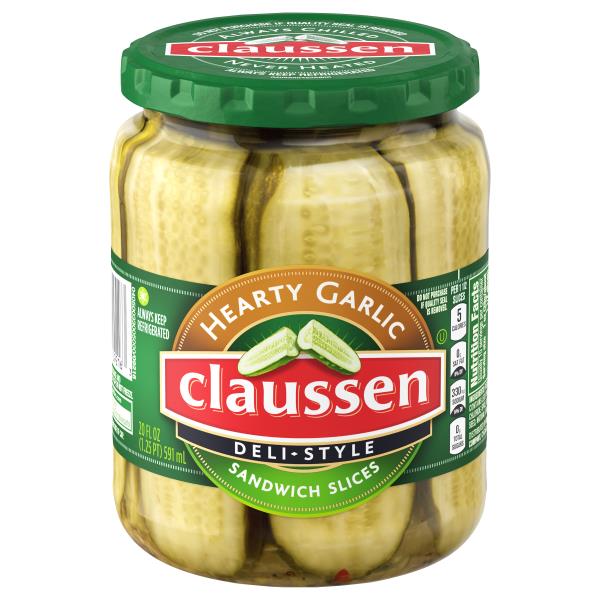 Claussen Hearty Garlic Sandwich Slice Pickles Publix Super Markets