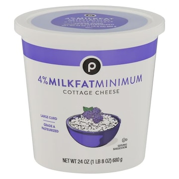 Publix Cottage Cheese, 4% Milkfat Minimum, Large Curd