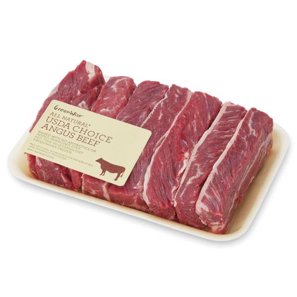 GreenWise Angus Chuck Short Ribs,Bnls, USDA Choice Beef Raised Without