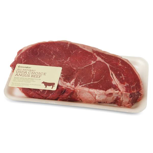 GreenWise Angus Top Sirloin Steak, Bnls, USDA Choice Beef Raised