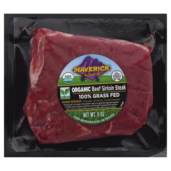 Maverick Ranch Beef, Organic, Sirloin Steak Publix Super Markets