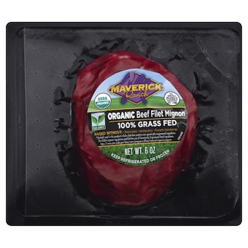 Maverick Ranch Beef, Organic, Filet Mignon