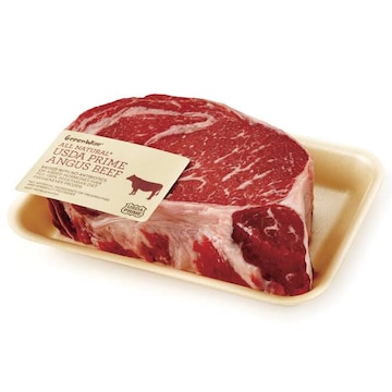 GreenWise USDA Prime Beef Angus Ribeye Steak, Boneless, Raised Without Antibiotics