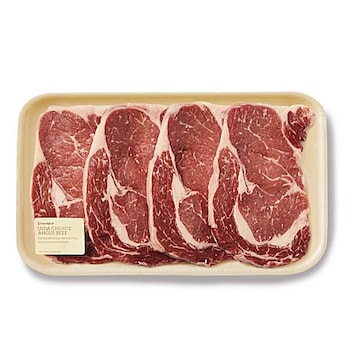 GreenWise Angus Ribeye Steak, Boneless Thin Sliced, USDA Choice Beef
