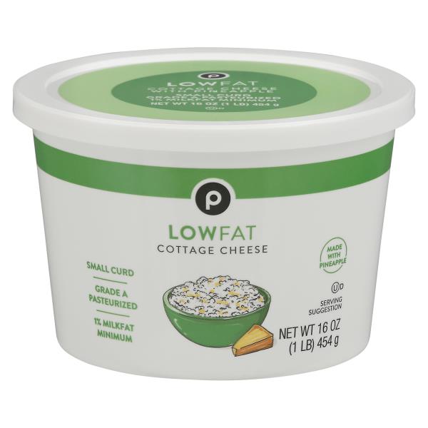 Publix Cottage Cheese, Low Fat, Small Curd, 1% Milkfat Minimum | Publix ...