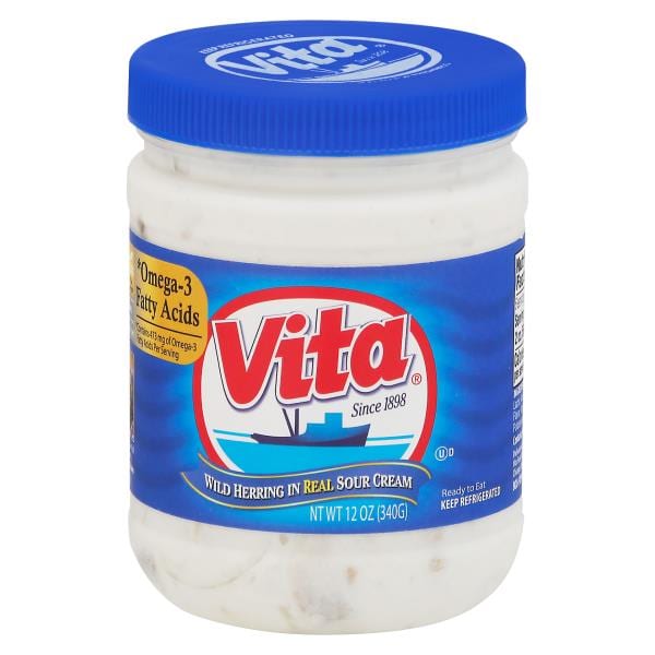Vita Wild Herring in Real Sour Cream Publix Super Markets