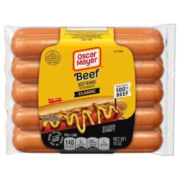 Oscar Mayer Classic Uncured Beef Franks Hot Dogs