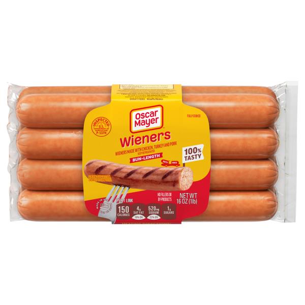 Oscar Mayer Uncured BunLength Wieners Hot Dogs Publix Super Markets