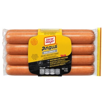 Oscar Mayer Bun-Length Uncured Beef Franks Hot Dogs