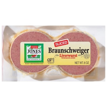 Jones Dairy Farm Sliced Braunschweiger Liverwurst