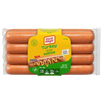 Oscar Mayer Bun-Length Turkey Uncured Franks Hot Dogs