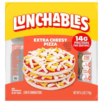Lunchables Extra Cheesy Pizza Lunch Combinations